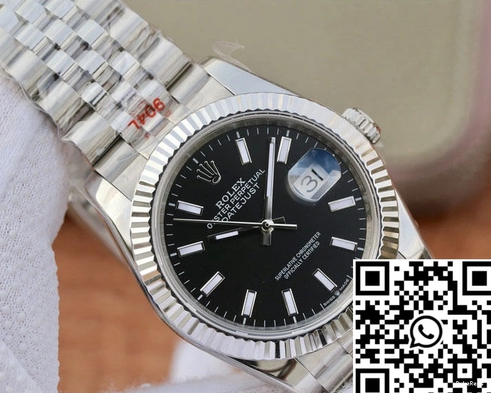 Rolex M126234-0015 Datejust Dial Black Factory GM 0324